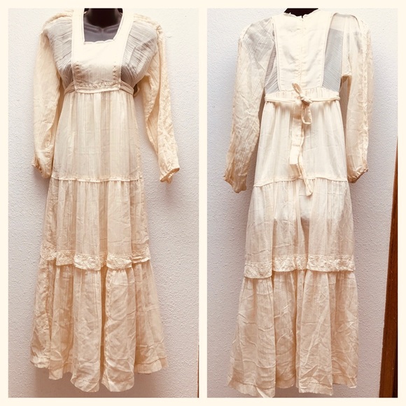 Roberta California Vintage Wedding Dress GORGEOUS - Picture 1 of 8